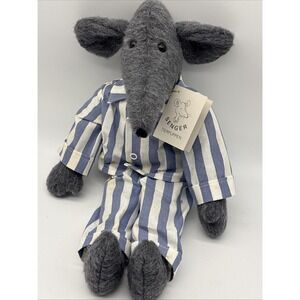 Rare Senger Tierpuppen Germany Lambswool Plush Mouse Rat Stuffed Animal  DAMAGED